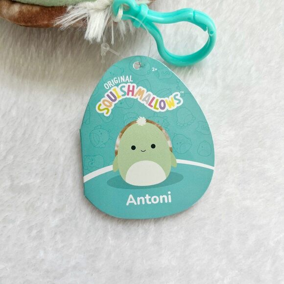 Squishmallow Antoni The Sea Turtle Clip - Picture 3 of 5